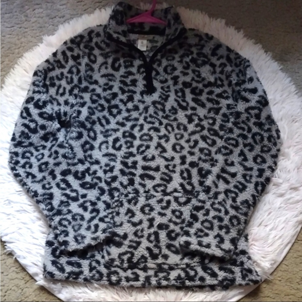 LJust Be Fuzzy Cheetah Sweater